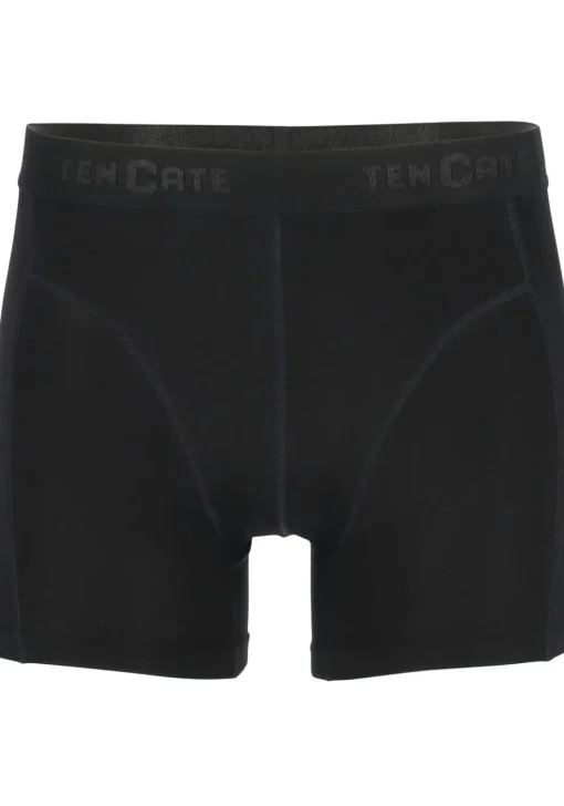 TEN CATE Basics men bamboo viscose shorts (4-pack), heren boxers normale lengte, zwart, blauw en grijs