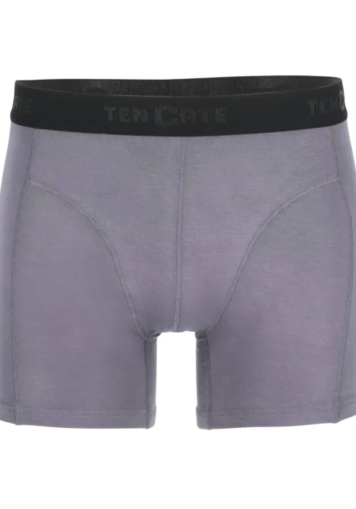 TEN CATE Basics men bamboo viscose shorts (4-pack), heren boxers normale lengte, zwart, blauw en grijs