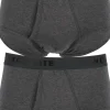 TEN CATE Basics men classic slip met gulp (2-pack), heren heupslips, antraciet grijs melange