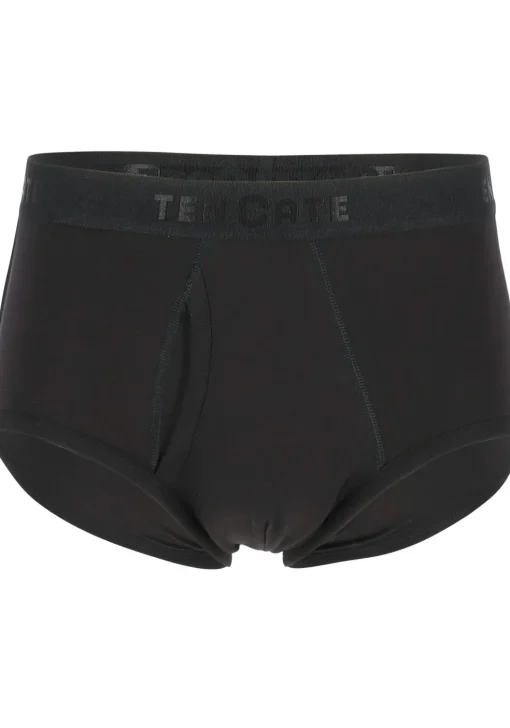 TEN CATE Basics men classic slip met gulp (2-pack), heren heupslips, zwart