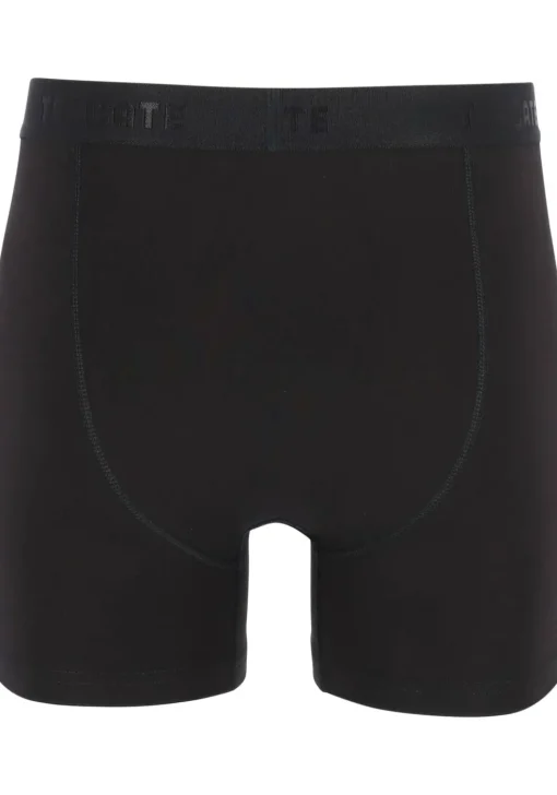 TEN CATE Basics men classic shorts met gulp (2-pack), heren boxers normale lengte, zwart
