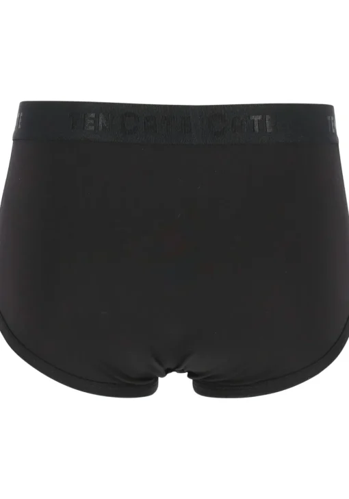 TEN CATE Basics men classic slip met gulp (2-pack), heren heupslips, zwart