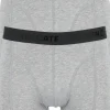 TEN CATE Basics men shorts (2-pack), heren boxers normale lengte, grijs melange