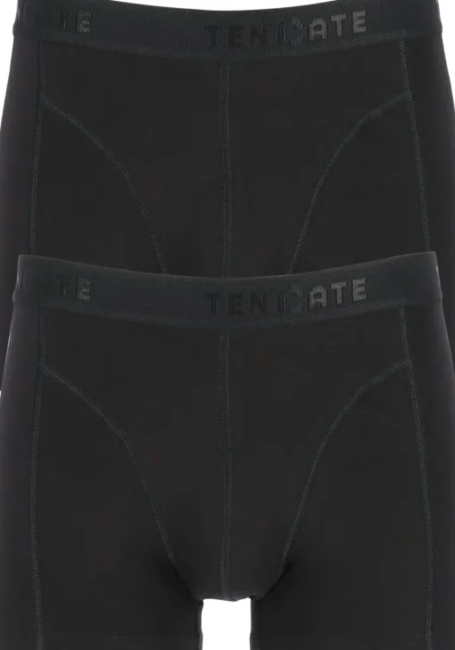 TEN CATE Basics men shorty (2-pack), heren boxers kort, zwart