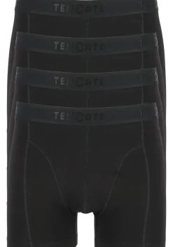 TEN CATE Basics men shorts (4-pack), heren boxers normale lengte, zwart