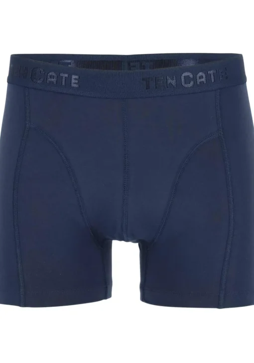 TEN CATE Basics men shorts (4-pack), heren boxers normale lengte, blauw