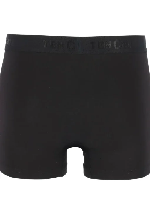 TEN CATE Basics men shorty (2-pack), heren boxers kort, zwart