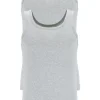 TEN CATE Basics men singlet (2-pack), heren hemden O-hals, grijs melange