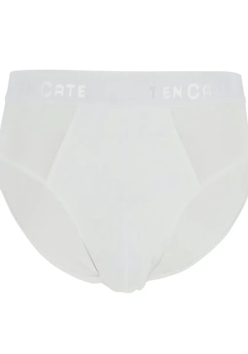TEN CATE Basics men slip (2-pack), heren sportslips, wit