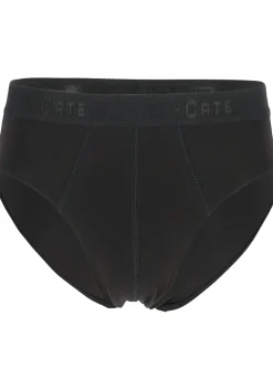 TEN CATE Basics men slip (2-pack), heren sportslips, zwart
