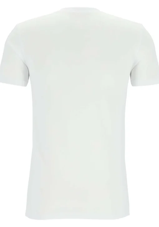 TEN CATE Basics men T-shirt (2-pack), heren T-shirts brede O-hals, wit
