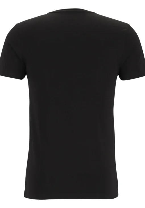 TEN CATE Basics men T-shirt (2-pack), heren T-shirts V-hals, zwart