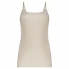 TEN CATE Secrets Lace women spaghetti top (1-pack), dames singlet, amandelkleurig