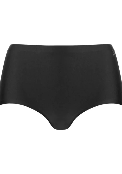 TEN CATE Secrets Lace women high waist brief (1-pack), dames slip hoge taille, zwart
