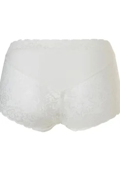 TEN CATE Secrets Lace women high waist brief (1-pack), dames slip hoge taille, off white
