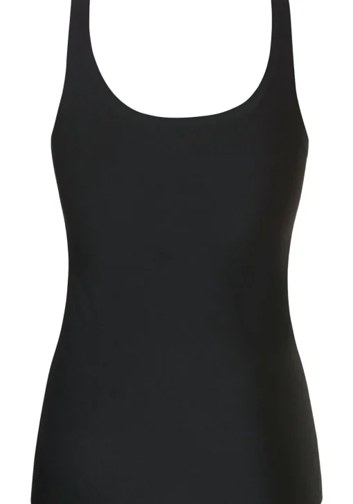TEN CATE Secrets women top 2-way (1-pack), dames hemd O- en V-hals, zwart
