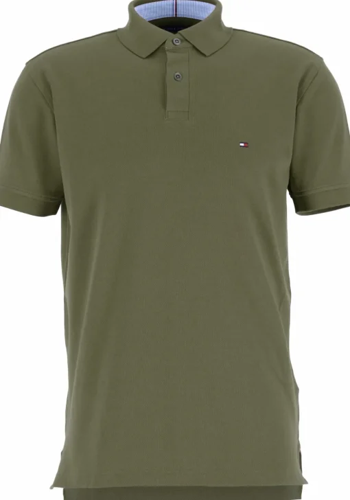 Tommy Hilfiger 1985 Regular Fit polo, groen, Army Green