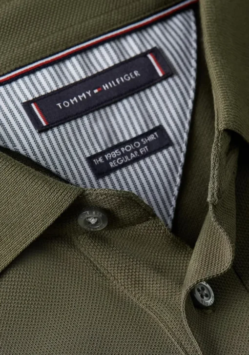 Tommy Hilfiger 1985 Regular Fit polo, groen, Army Green