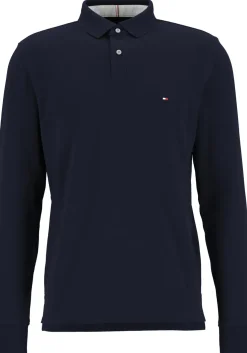Tommy Hilfiger 1985 regular long sleeve polo, donkerblauw (Desert Sky)