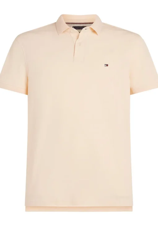 Tommy Hilfiger 1985 Regular Polo, heren poloshirt, licht zalm oranje