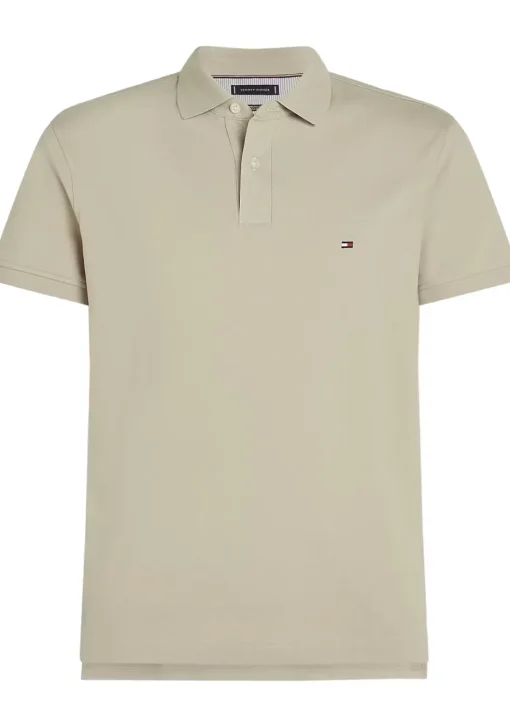 Tommy Hilfiger 1985 Regular Polo, heren poloshirt, beige