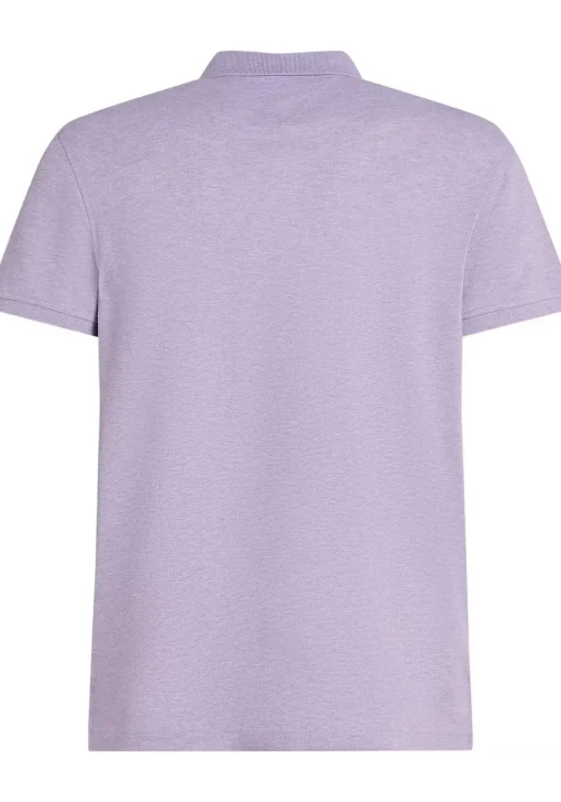 Tommy Hilfiger 1985 Regular Polo, heren poloshirt, lila melange