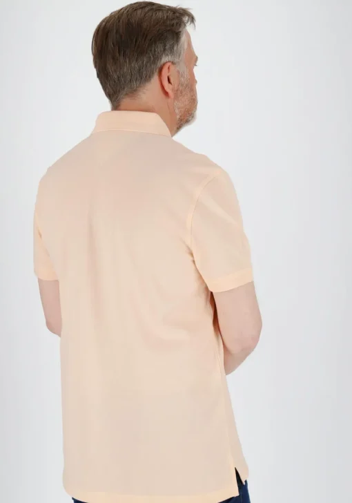 Tommy Hilfiger 1985 Regular Polo, heren poloshirt, licht zalm oranje