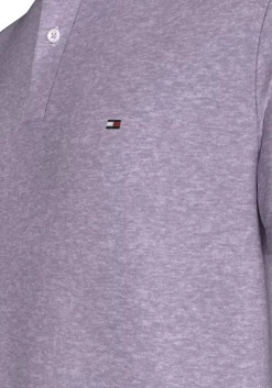 Tommy Hilfiger 1985 Regular Polo, heren poloshirt, lila melange