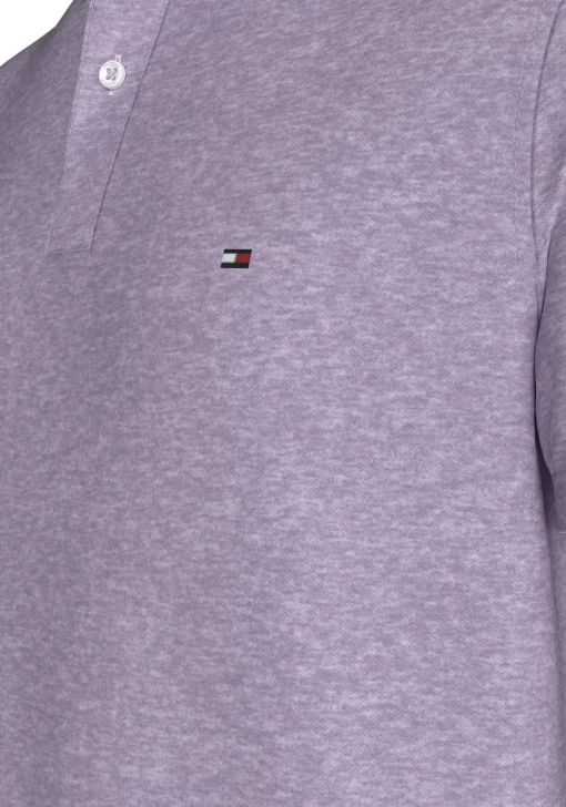 Tommy Hilfiger 1985 Regular Polo, heren poloshirt, lila melange