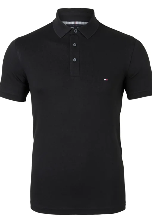 Tommy Hilfiger 1985 slim fit polo, zwart