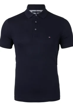 Tommy Hilfiger 1985 slim fit polo, donkerblauw, Desert Sky
