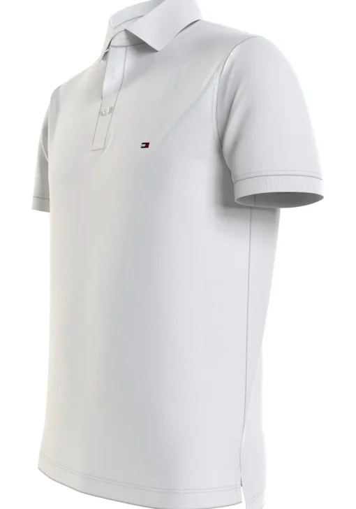 Tommy Hilfiger 1985 slim fit polo, wit