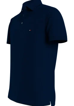 Tommy Hilfiger 1985 slim fit polo, donkerblauw, Desert Sky