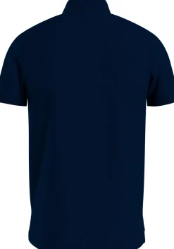 Tommy Hilfiger 1985 slim fit polo, donkerblauw, Desert Sky
