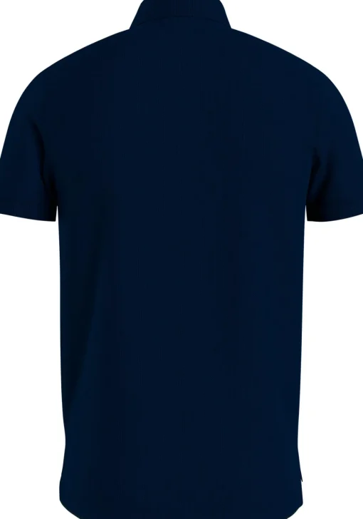 Tommy Hilfiger 1985 slim fit polo, donkerblauw, Desert Sky