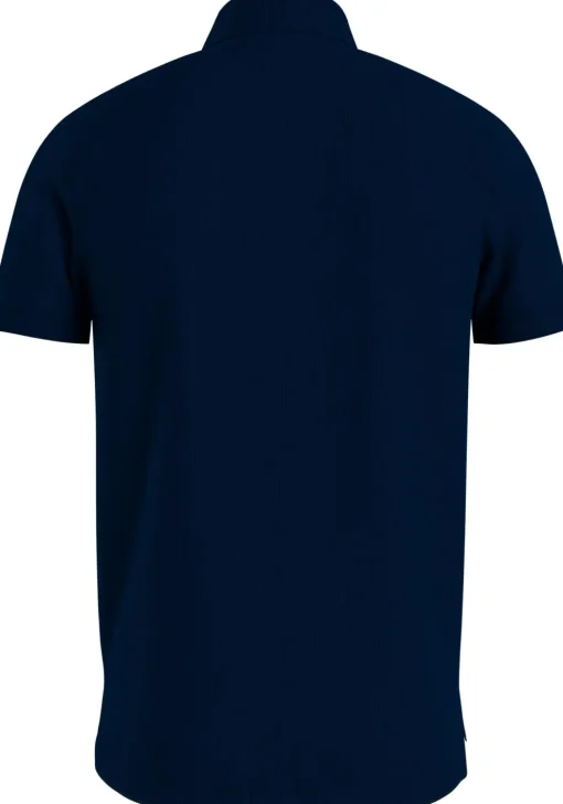 Tommy Hilfiger 1985 slim fit polo, donkerblauw, Desert Sky