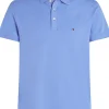 Tommy Hilfiger 1985 Slim Polo, heren poloshirt, middenblauw