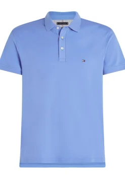 Tommy Hilfiger 1985 Slim Polo, heren poloshirt, middenblauw
