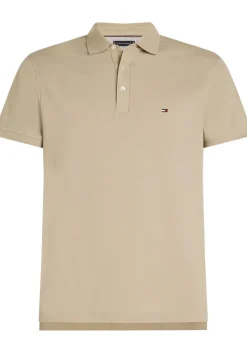Tommy Hilfiger 1985 Slim Polo, heren poloshirt, beige