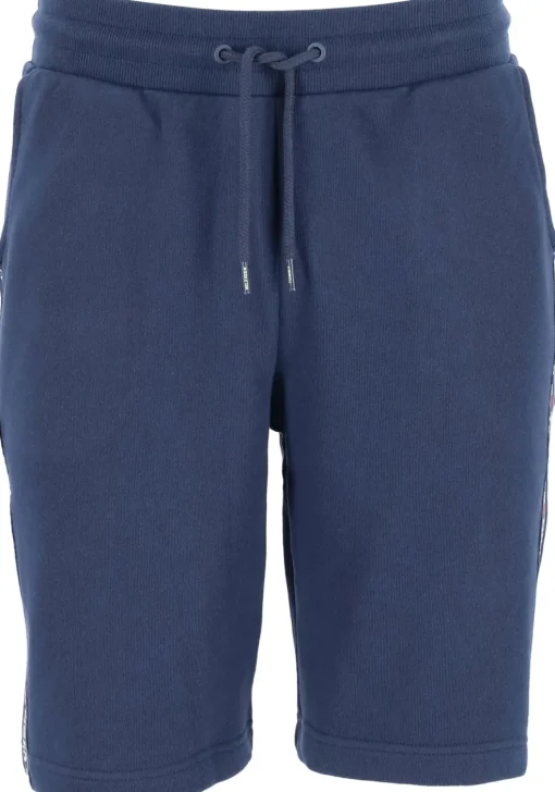 Tommy Hilfiger Authentic short, heren joggingbroek kort, normale dikte, donkerblauw