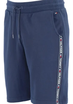 Tommy Hilfiger Authentic short, heren joggingbroek kort, normale dikte, donkerblauw