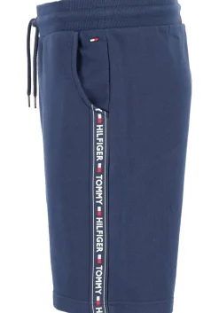 Tommy Hilfiger Authentic short, heren joggingbroek kort, normale dikte, donkerblauw