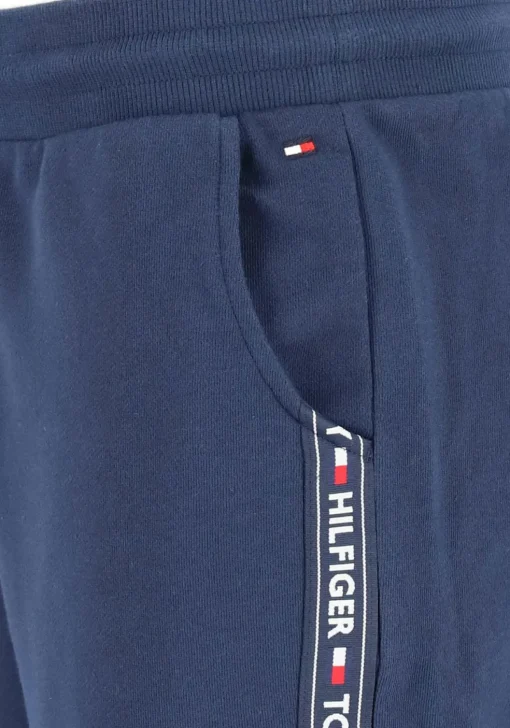 Tommy Hilfiger Authentic short, heren joggingbroek kort, normale dikte, donkerblauw