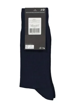 Tommy Hilfiger Check Socks (2-pack), herensokken katoen, geruit en uni, original blauw met rood