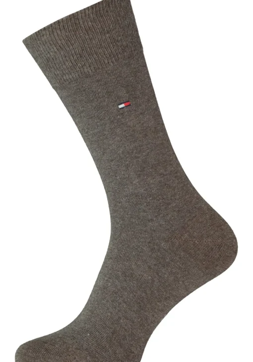 Tommy Hilfiger Classic Socks (2-pack), herensokken katoen, bruin