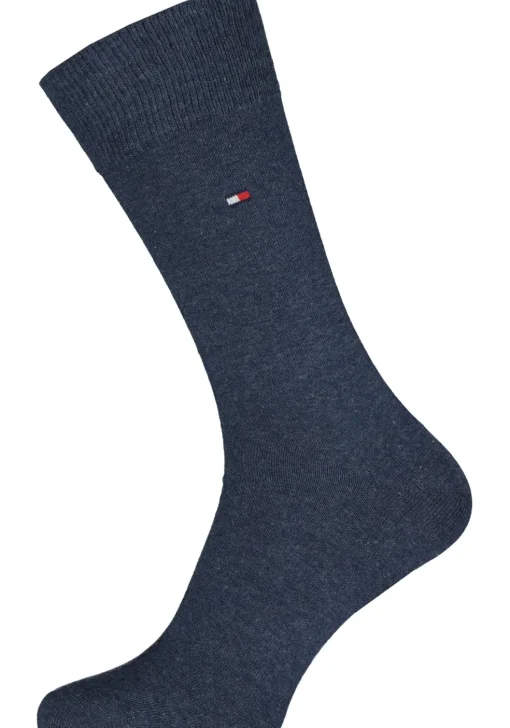 Tommy Hilfiger Classic Socks (2-pack), herensokken katoen, jeans blauw
