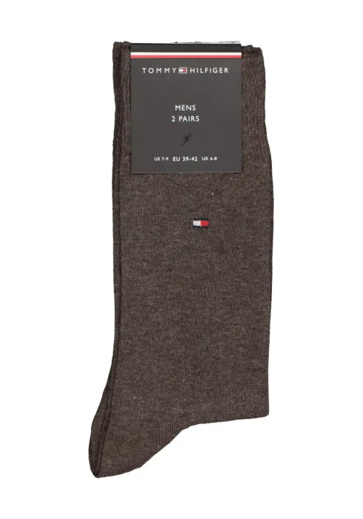 Tommy Hilfiger Classic Socks (2-pack), herensokken katoen, bruin