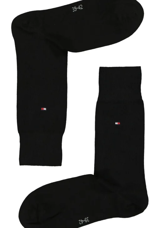 Tommy Hilfiger Classic Socks (2-pack), herensokken katoen, zwart
