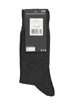 Tommy Hilfiger Classic Socks (2-pack), herensokken katoen, antraciet melange
