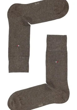 Tommy Hilfiger Classic Socks (2-pack), herensokken katoen, bruin